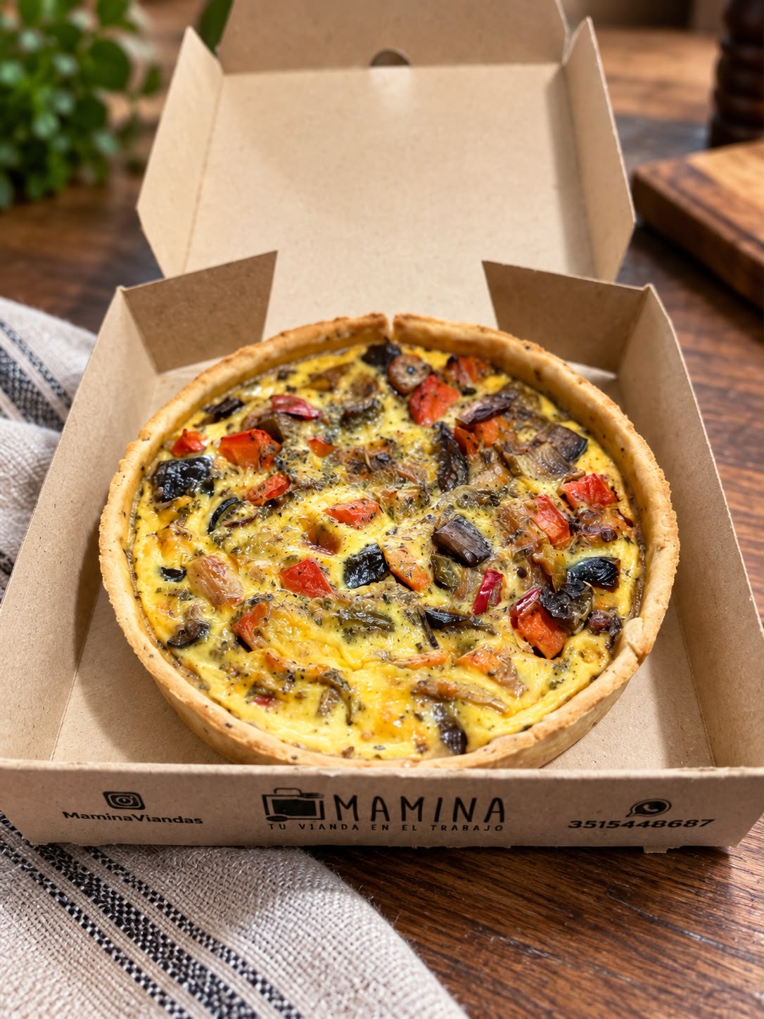Vianda Mamina lista para resolver una comida