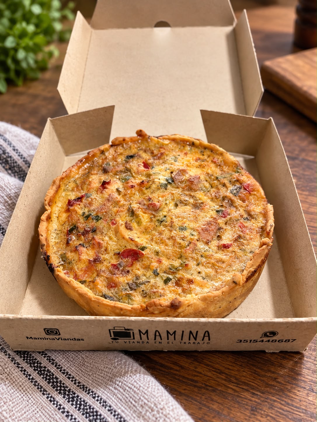 Plato Mamina Fit con proteína y acompañamiento